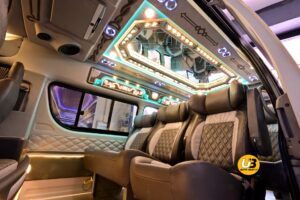 แต่งรถตู้วีไอพี เบาะvip โตโยต้าคอมมิวเตอร์ Toyota Commuter แต่งรถตู้อุบล